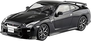 Aoshima 1/32 Scale Snap Kit No.07-C GT-R (Meteor Flake Black Pearl) - Plastic Model Building Kit # 56400