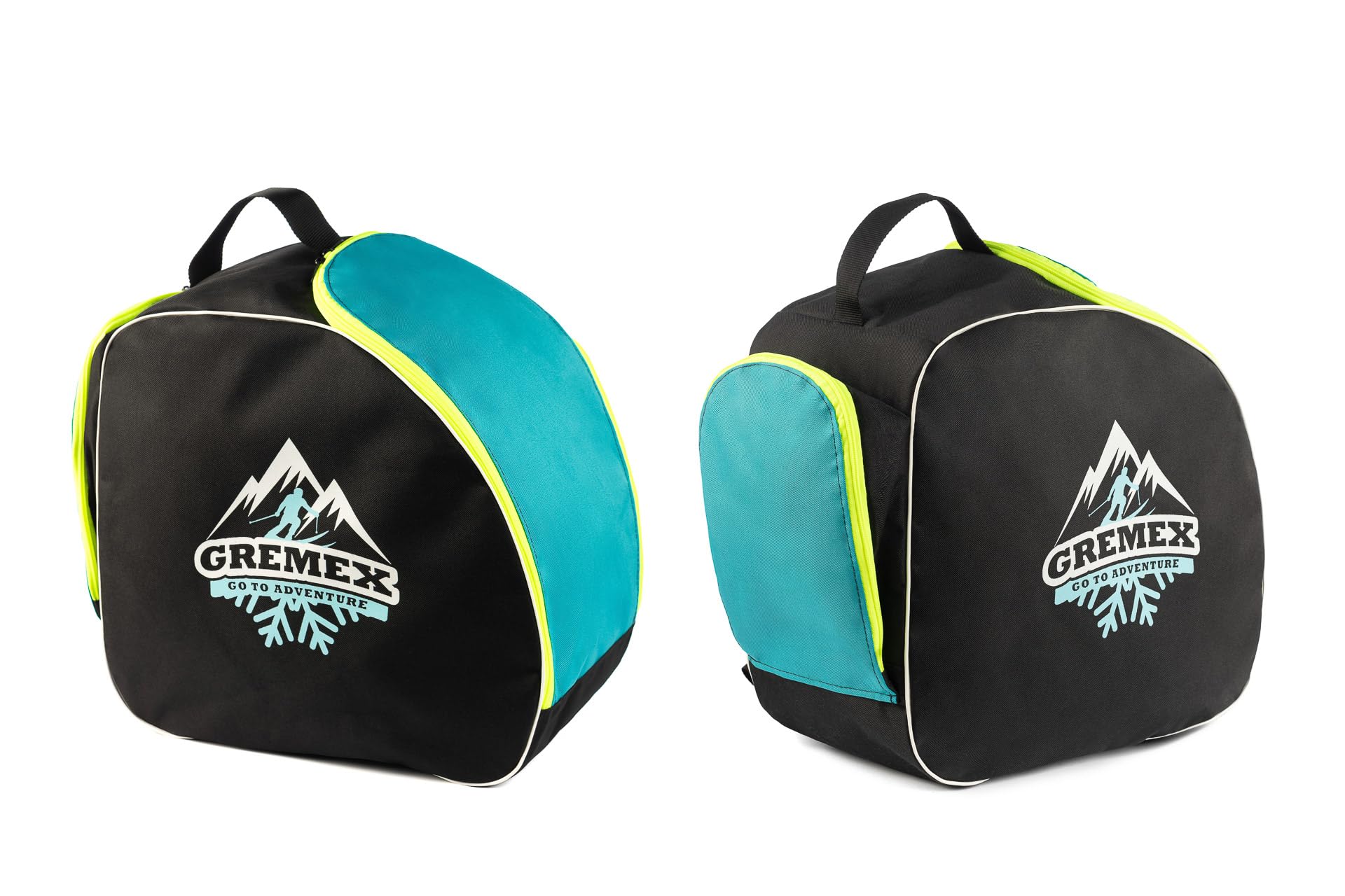 Skischuhtasche mit Helm - Wasserfestem Skischuhtasche mit Helmfach - Tasche für Skischuhe und Helm - Titan-Nähte Skischuh Rucksack mit Helmfach - Widerstandsfähig Tasche Skischuhe mit Helm