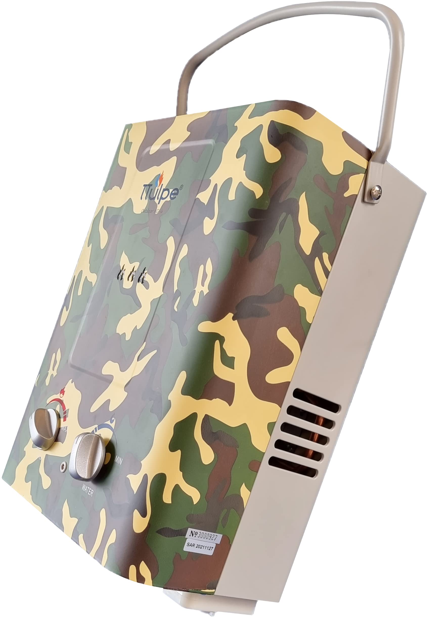 Outdoor HD-6 P37 camo Tragbarer Propangas-Durchlauferhitzer für den Außenbereich, niedrige NOx