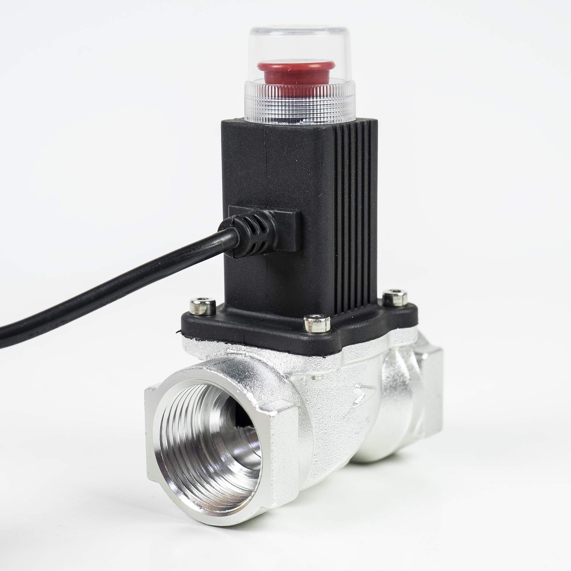 PNI GV10 1 gaz calowy PNV Electrovalue, srebrny