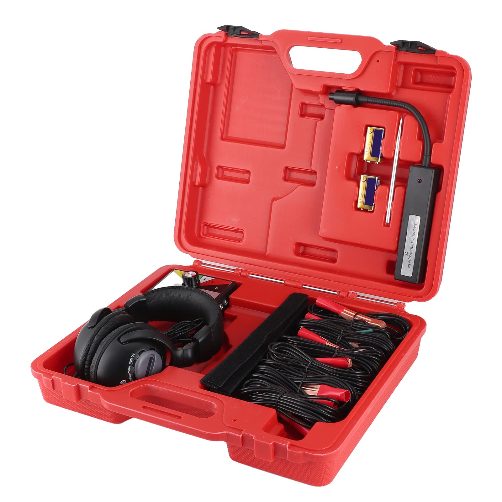 Estetoscopio Electrónico Para Automóvil Herramienta De Diagnóstico De 6 Canales Compatible Con Motor Transmisión Y Tanque De Para Localización De Ruidos Y Fallos