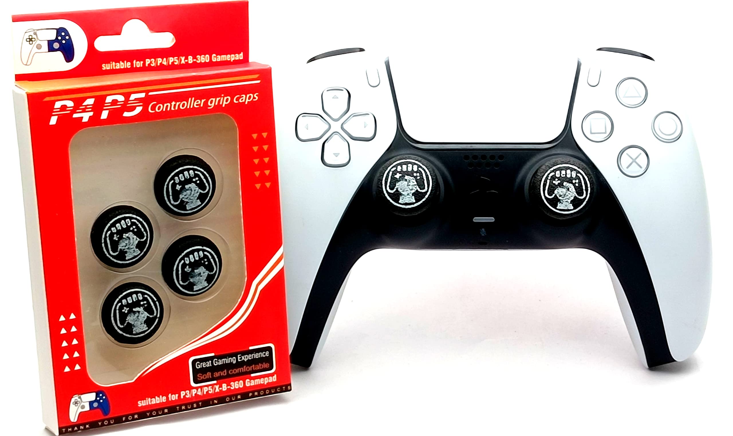 TMG Designer Series Thumb Grip for PS5,PS4,PS3, Xbox One, Xbox 360 and NS-PRO Controller (4Pcs) Black (B0BMX8SSTK) Amazon Price History, Amazon Price Tracker
