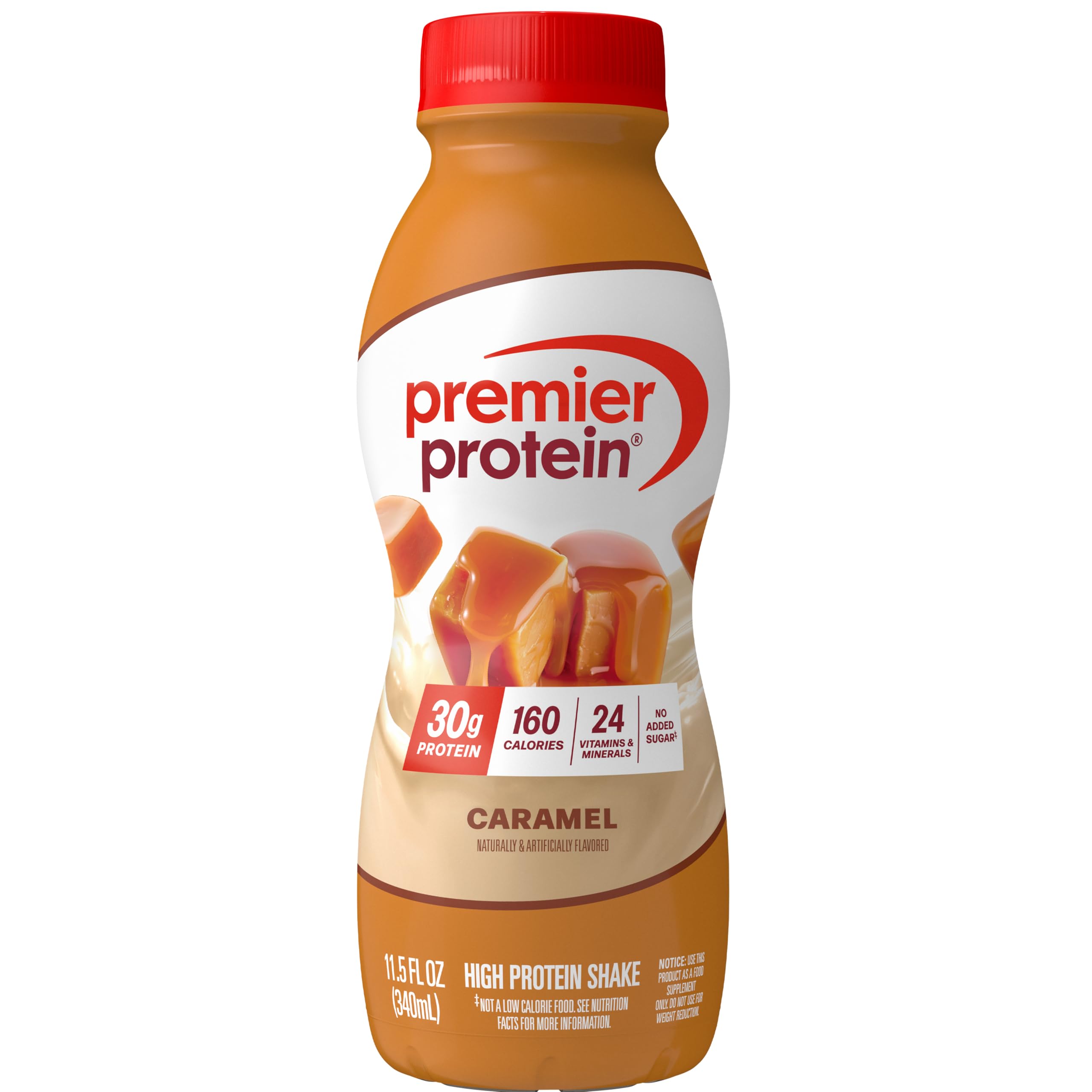 Premier Protein 30g High Protein Shake, Caramel, 1 Pack