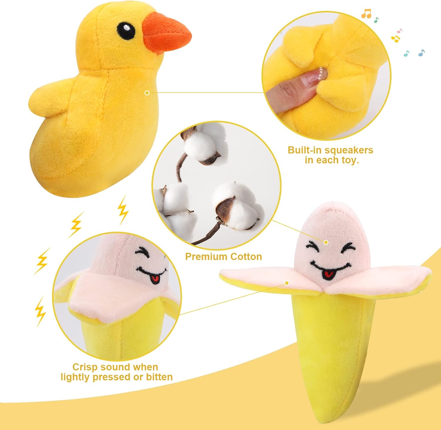 8 Pack Puppy Toys,Dog Squeaky Toys,Small Dog Interactive Teething Plush Soft Chew Toy,Fruit Vegetable Animals Interacting Pet Teddy Toy, Dog Companion Puppy Accessories for Puppies Small Medium Dogs 4 71s trXZViL. AC SL1500