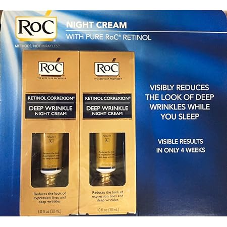 ROC Deep Wrinkle Night Cream Double Pack - New Larger Size 10% MORE!!