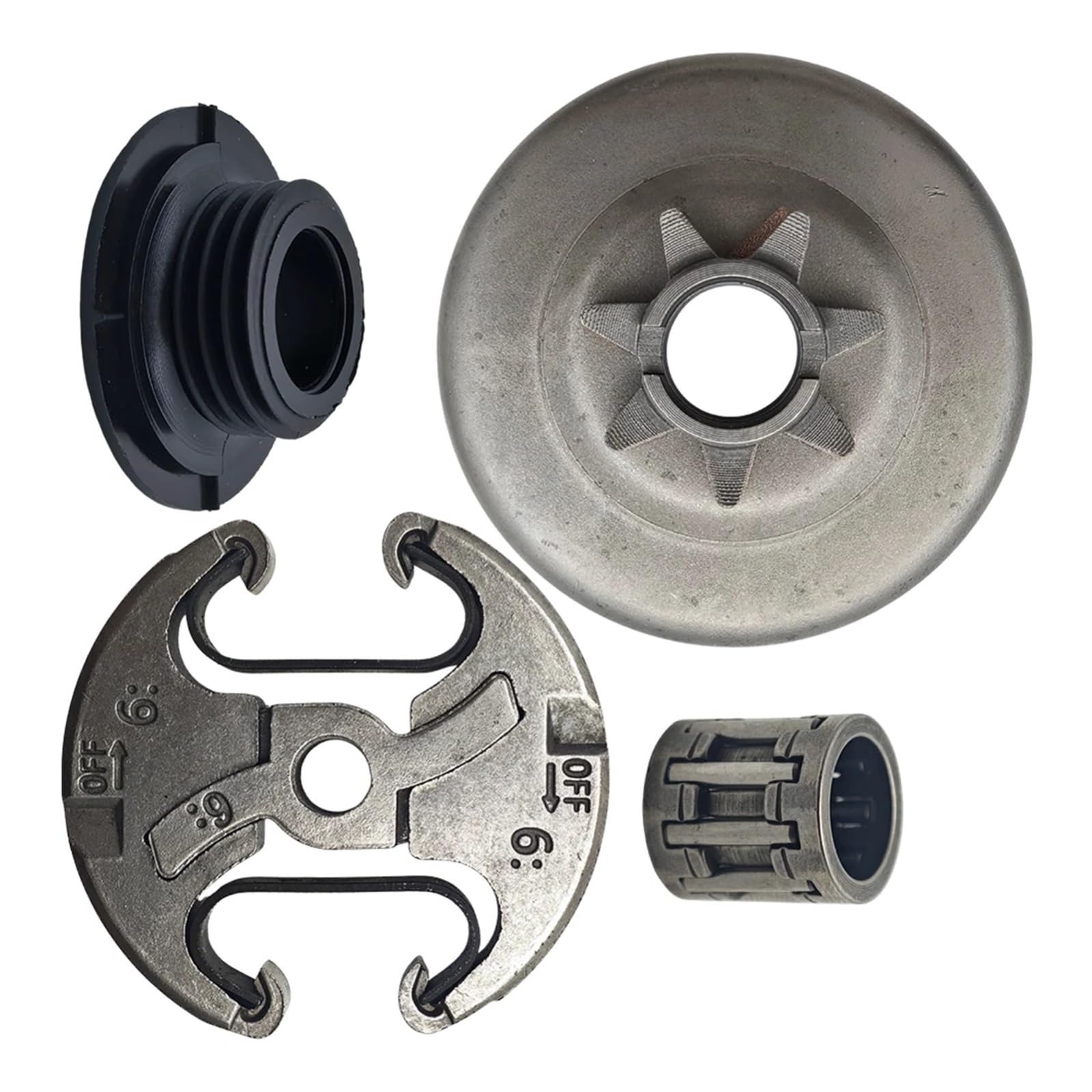 Piñón de tambor de embrague 7T para motosierras 455 y 460 reemplazo OEM 537291702