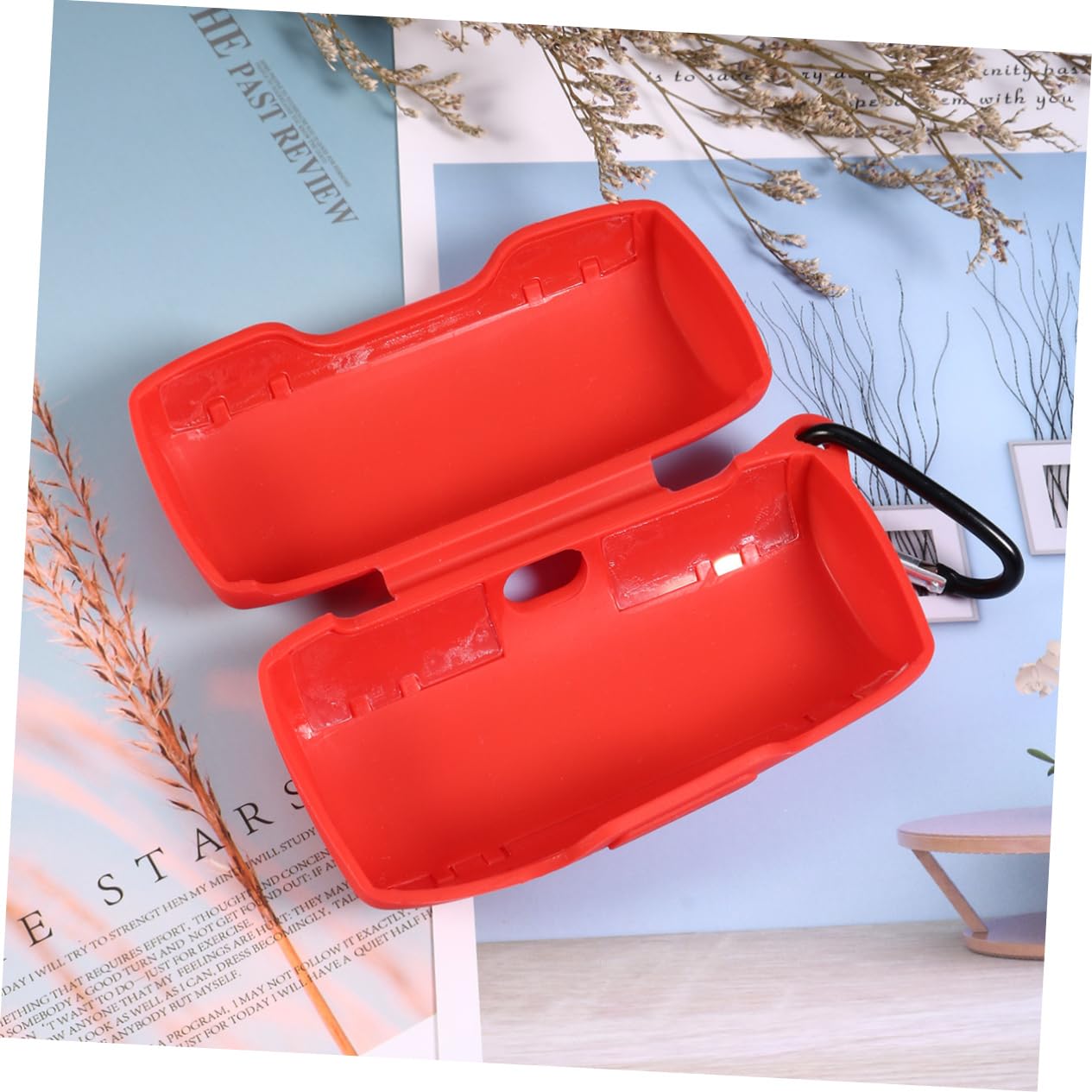 OSALADI 3pezzi Custodia Protettiva Silicone Rosso Per Cuffie Wireless Resistente Graffi e Shock Compatibile Con Auricolari Facile Da Trasportare
