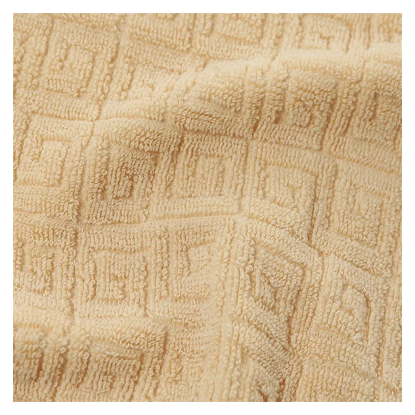 Juego de 3 uds. De Toallas de baño 100% de algodón, Juego de Toallas de baño Bordadas de Lujo, 1 Uds. De 70x140cm, 2 uds. De 35x75cm, Toallas multifunción de Secado rápido(Dots Light Brown)