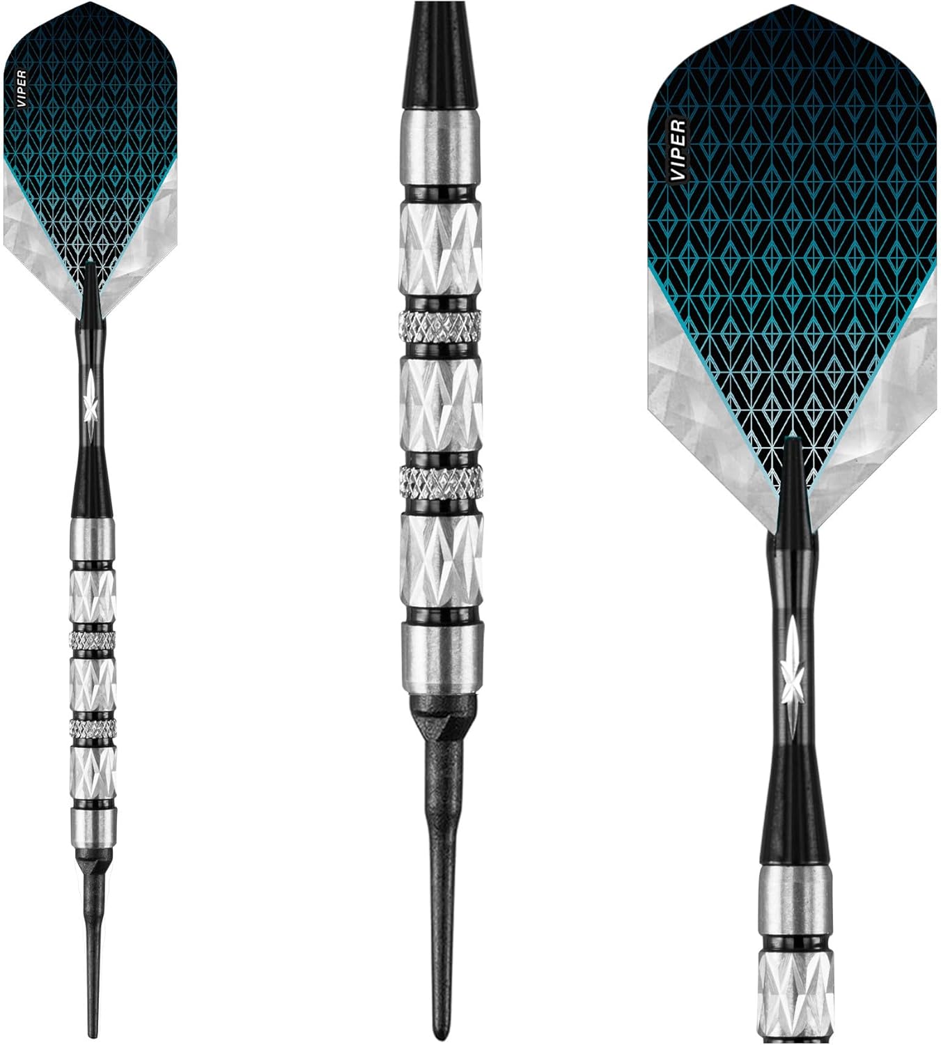 Viper Diamond 90% Tungsten Soft Tip Dart Set with Case