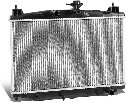 Auto Dynasty DPI 13233 - Radiador de refrigeración de 1 fila de estilo de fábrica compatible con Mazda 2 AT MT 11-14, núcleo de aluminio