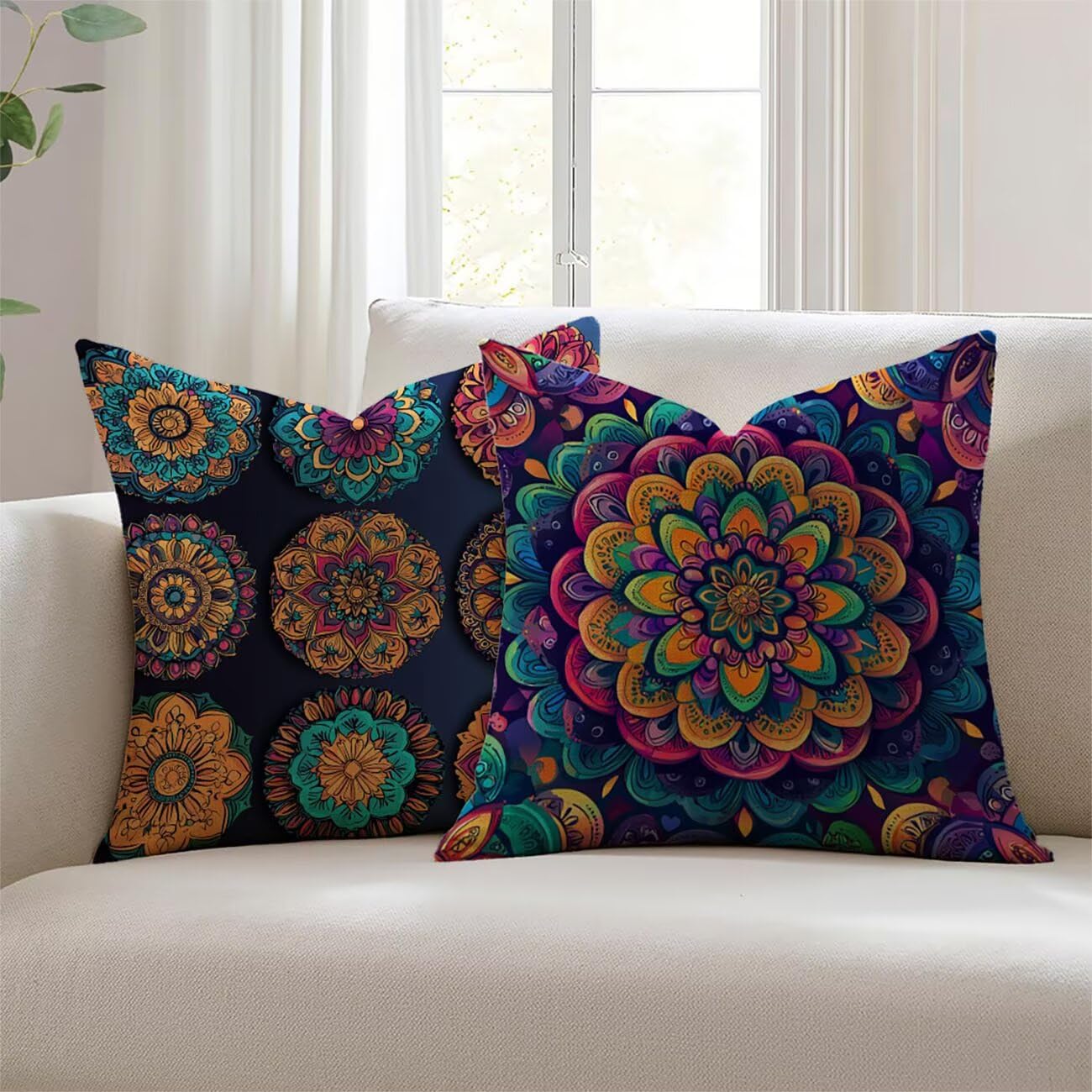 Coussins exterieures impermeable 65x65 pour rehausser le confort de votre salon de jardin boheme
