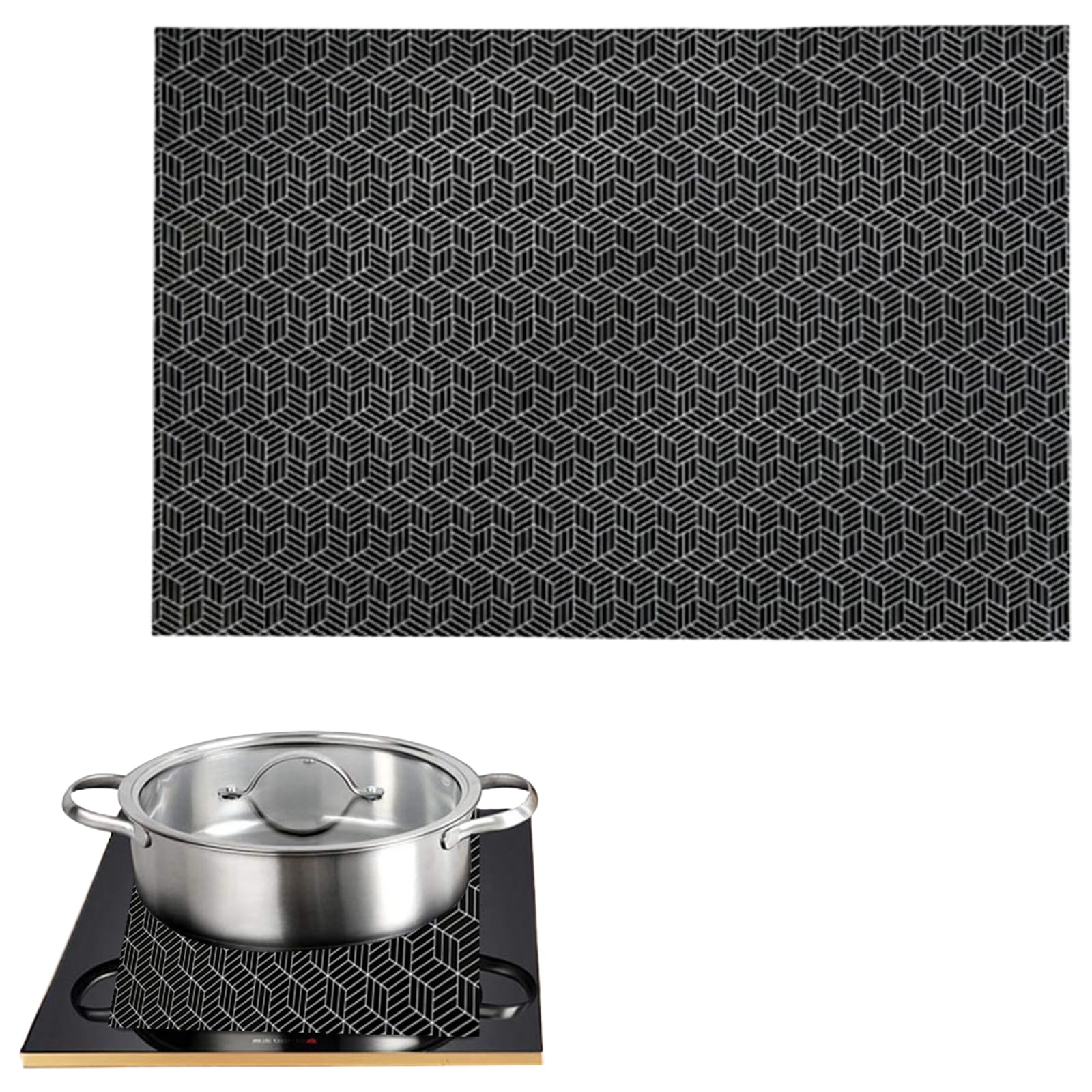 Kitchen Countertops Protections Mats for Induction Stove Silicone Construction with Nonslip Bottom Easy Maintenance Heatproof Kitchen Counter Mats