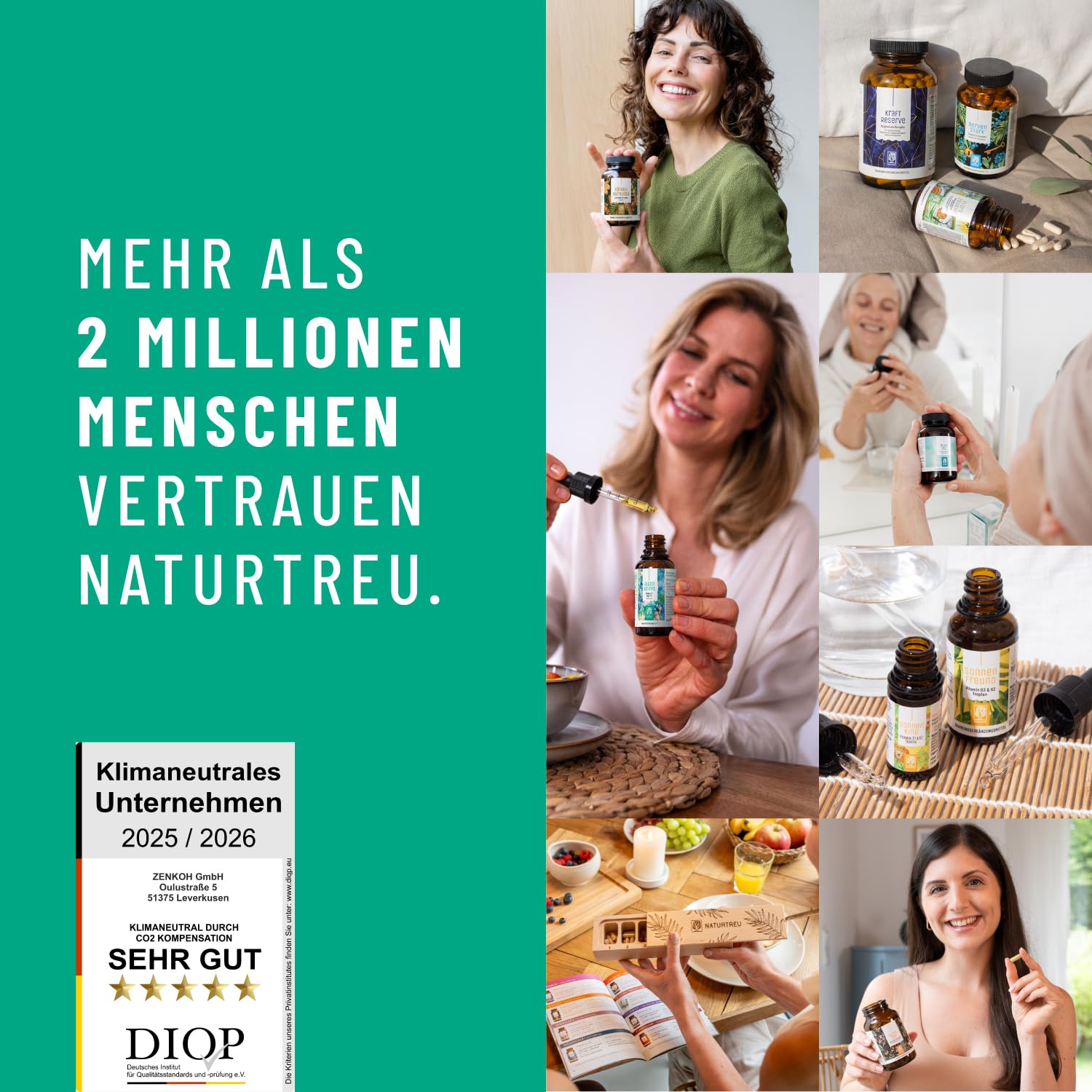 NATURTREU® Omega 3 für Kinder aus Algenöl - Optimiert für Kinder mit leckerem Orangen Geschmack, 250 mg DHA und 125 mg EPA pro Portion - kein Tropfen zählen nötig - Omega 3 Kids - Vegan - 50 Portionen