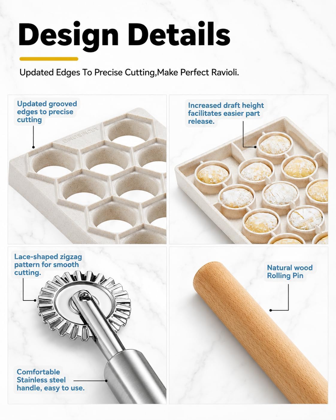 Russian Pelmeni Maker Mold, Ravioli Maker Dumplings Mold