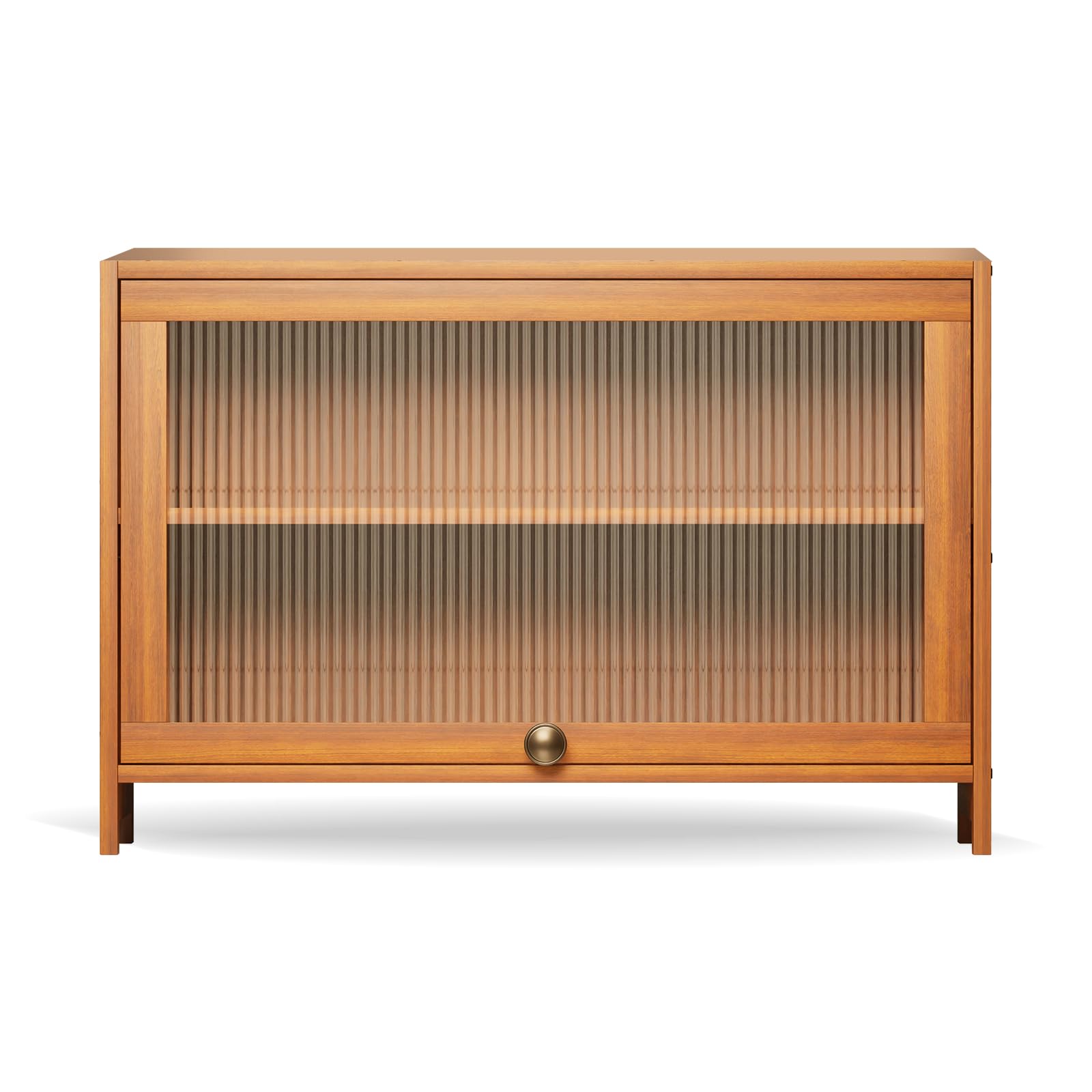 Panera de bambú, 2 niveles, 60 × 32 × 40 cm, caja de almacenamiento de pan con puerta de acrílico, para panes y panes