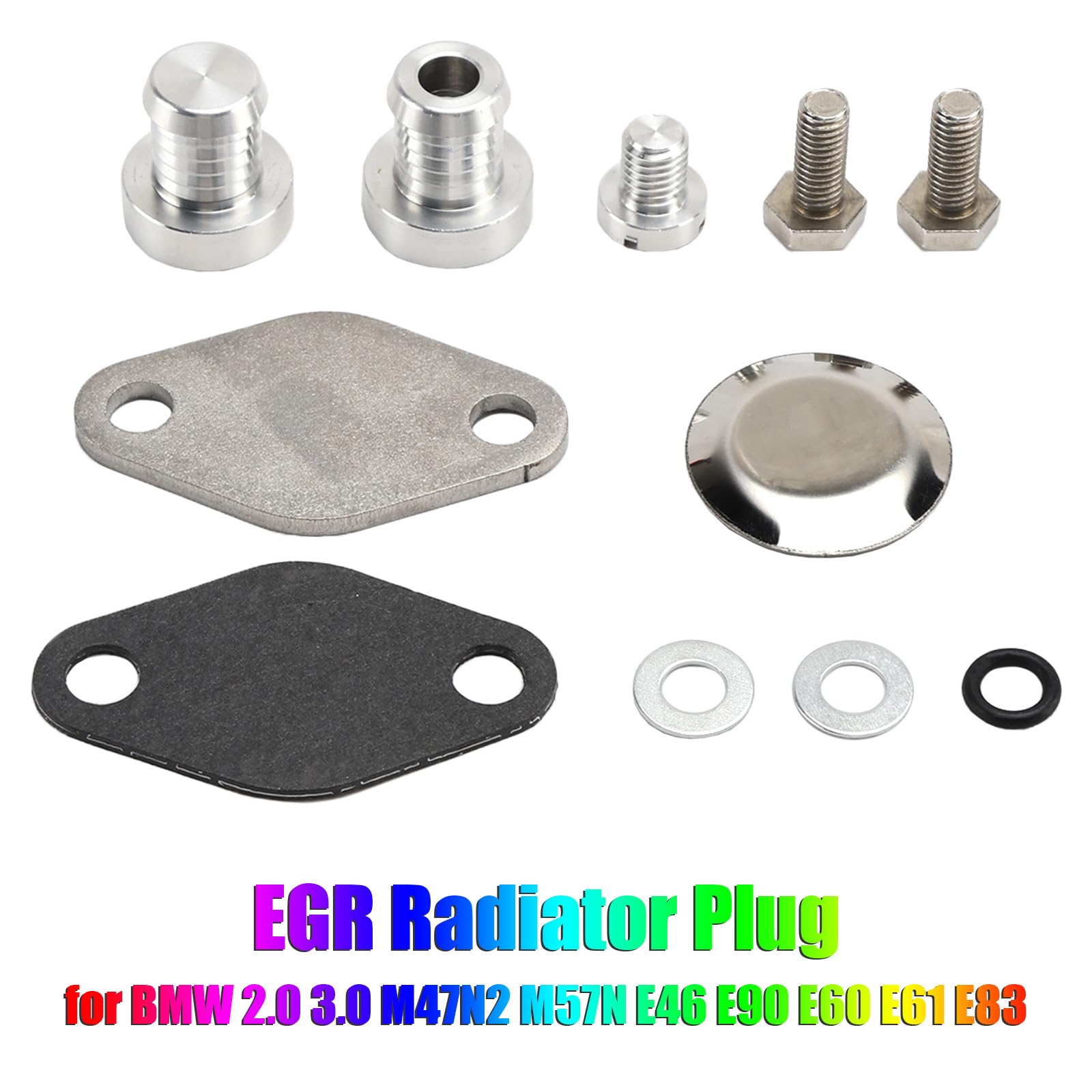 Topteng EGR Radiator Plug Adatto per BMW 2.0 3.0 M47N2 M57N E46 E90 E60 E61 E83