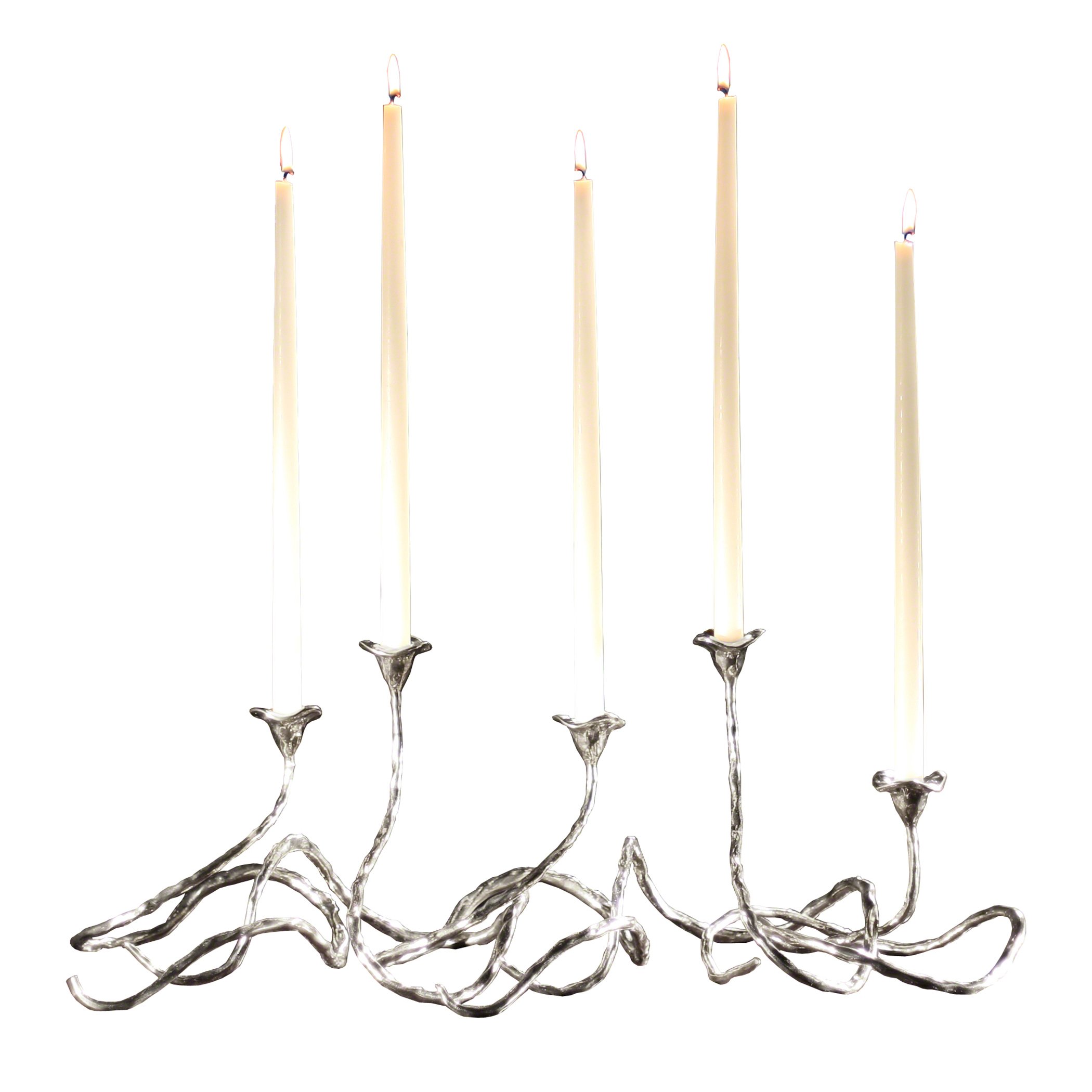 Studio A Eden Table Vines, Nickel, Set of 5