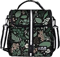 VLM Insulated Lunch Bag for Women - Cute Leakproof Tote with Adjustable Strap for Work, Picnic, Camping