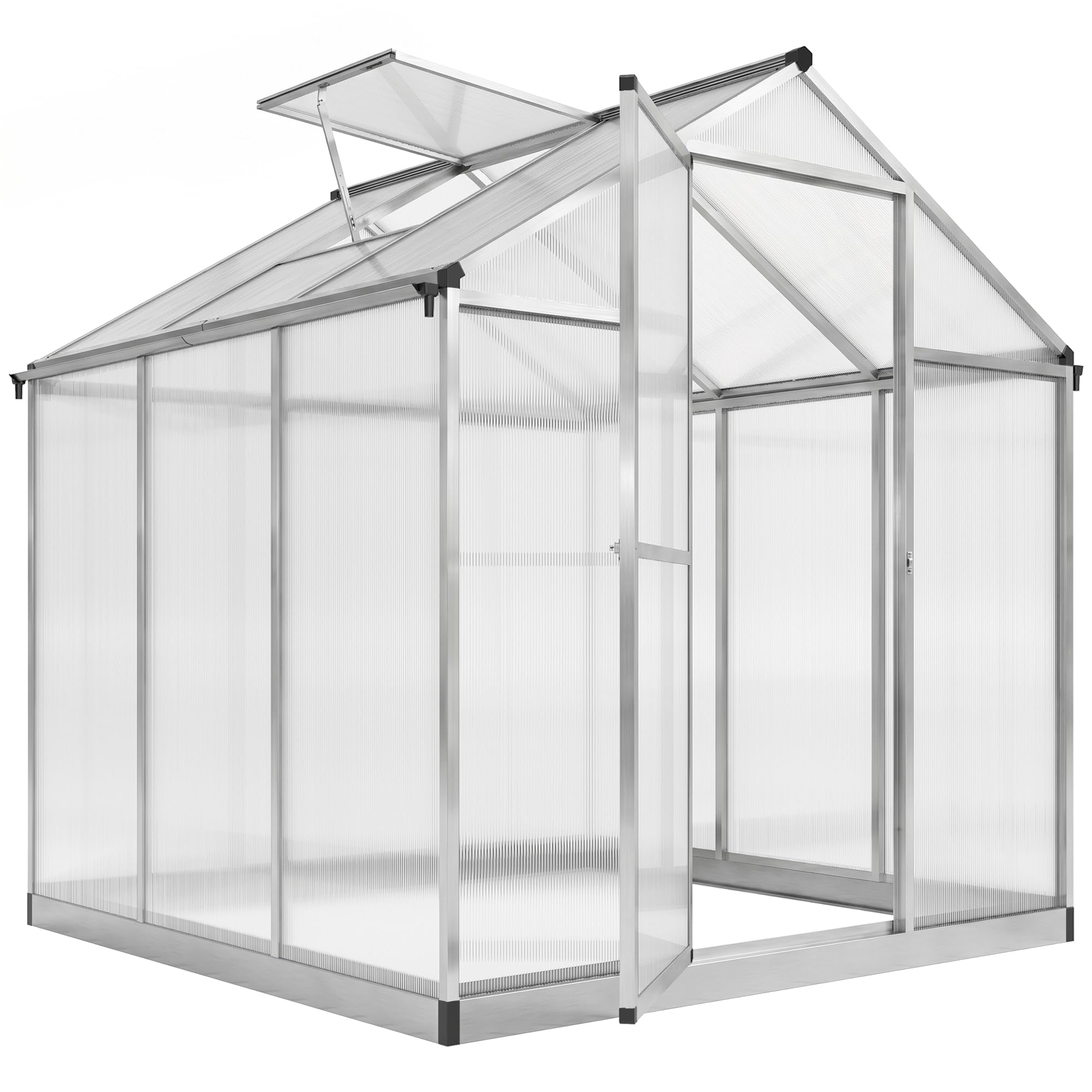Outsunny 8x6 FT Polycarbonate Greenhouse