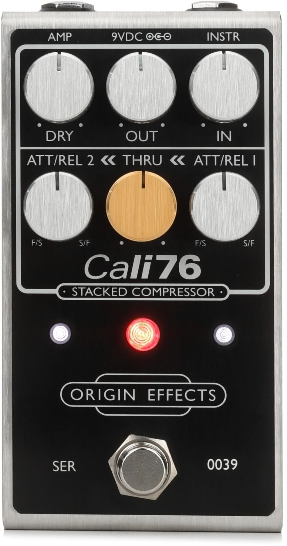 Origin Effects Cali76 Stacked Compressor Pedal - Black
