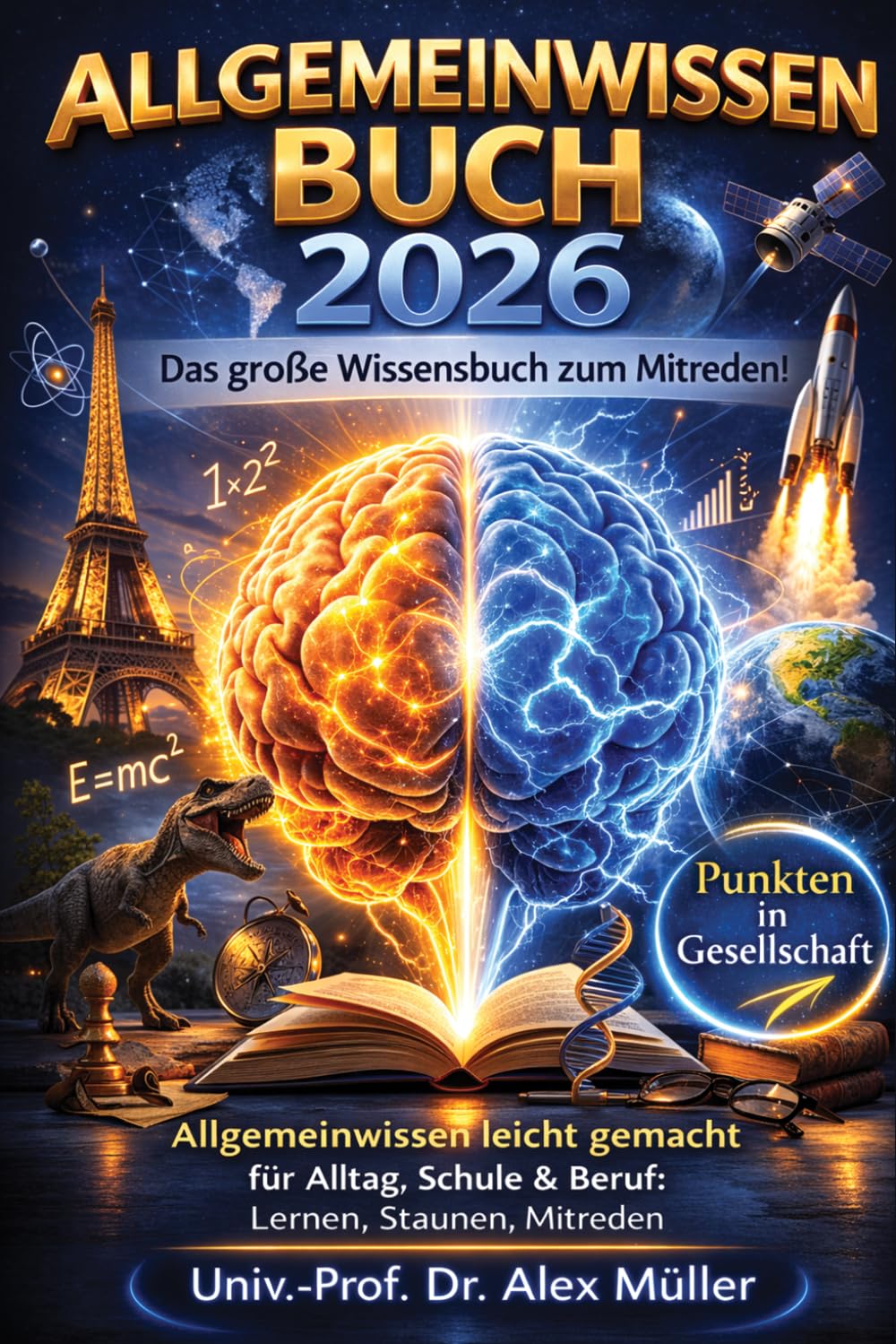 Allgemeinwissen Buch 2026: Das große Wissensbuch zum Mitreden: Allgemeinwissen leicht gemacht für Alltag, Schule & Beruf: Lernen, Staunen, Mitreden