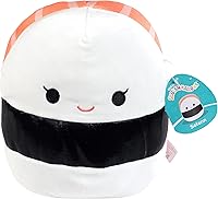 Vista 2 de Squishmallows Original 10-Inch Solenn The Salmon Sushi - Official Jazwares Plush - Collectible Soft & Squishy Sushi Stuffed Animal Toy - Add to Your