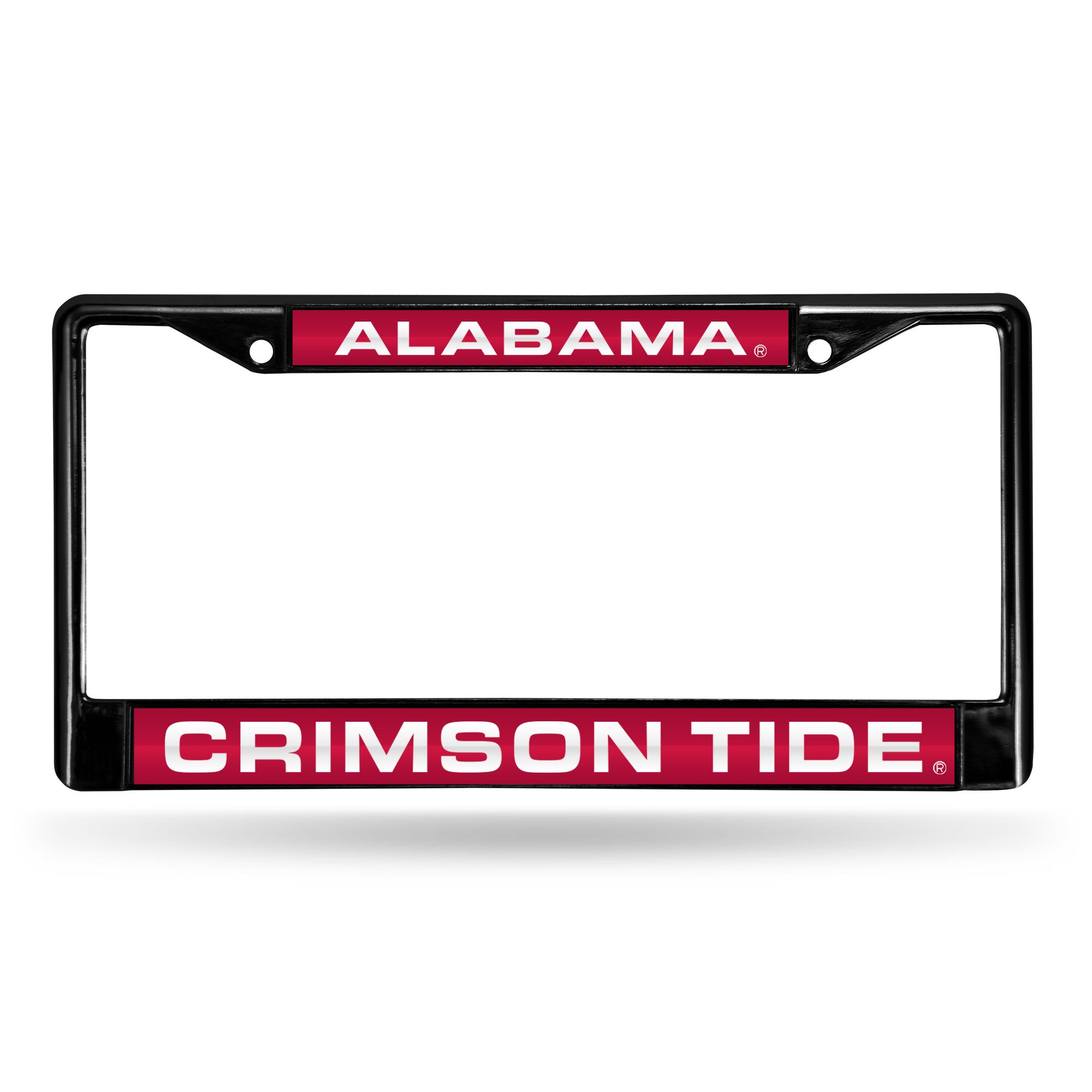 NCAA Unisex-Adult NCAA Laser Cut Inlaid Standard Chrome License Plate Frame