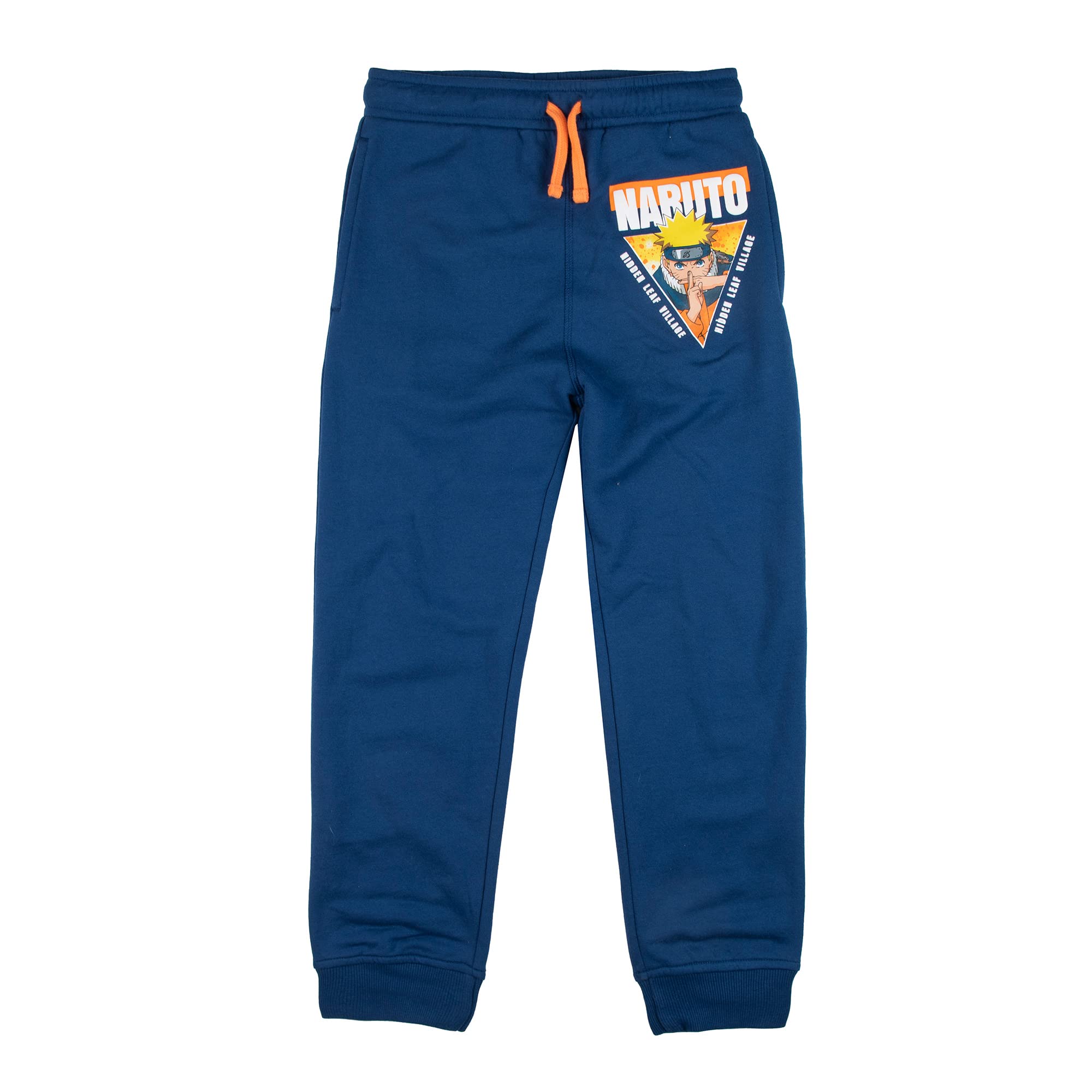 Naruto Classic Youth Boys Sudadera con capucha y pantalones deportivos azul marino, Blue, X-Large