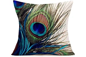 Peacock Pillow Covers for a Touch of Exotic Charm