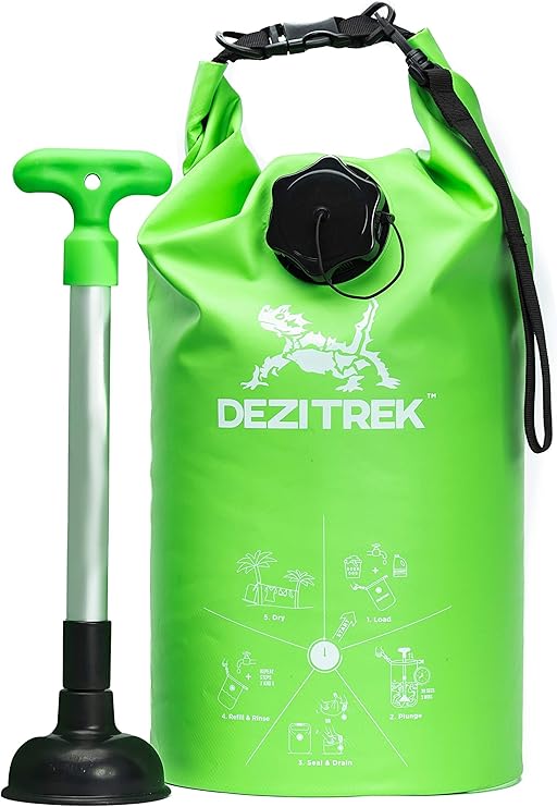 Dezitrek All in One Hand Wash Bag and Plunger Set Off