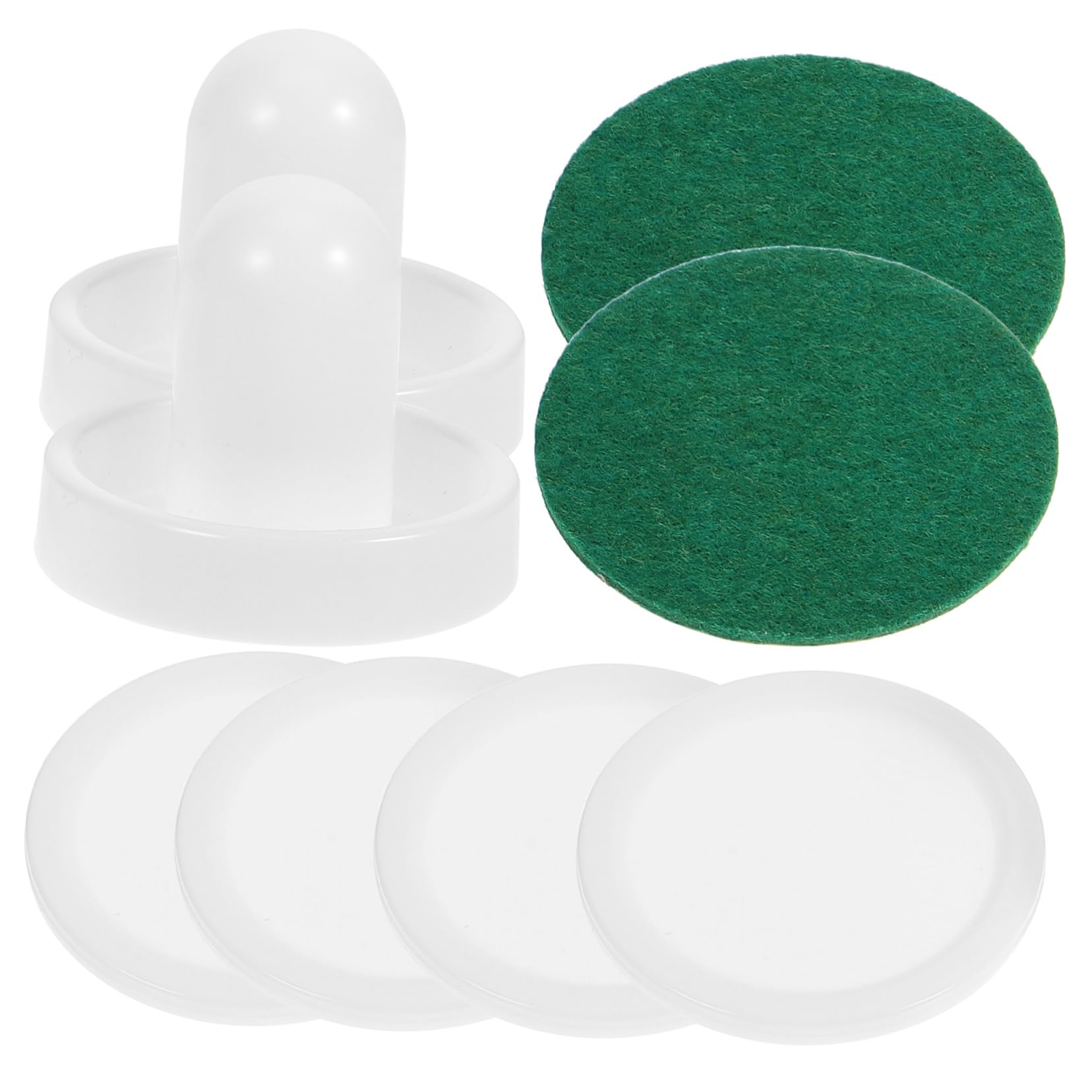 Parliky 1Set Ice Hockey with Lint Kit Convenient Replacement Accessories for Table Hockey Game Includes Lint Cloths Balls