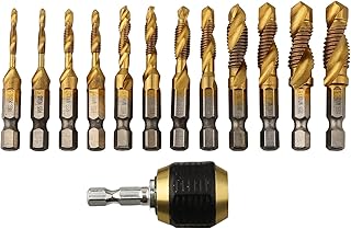 Quick Change 12 Piece Tap Set with Hex Shank ...,