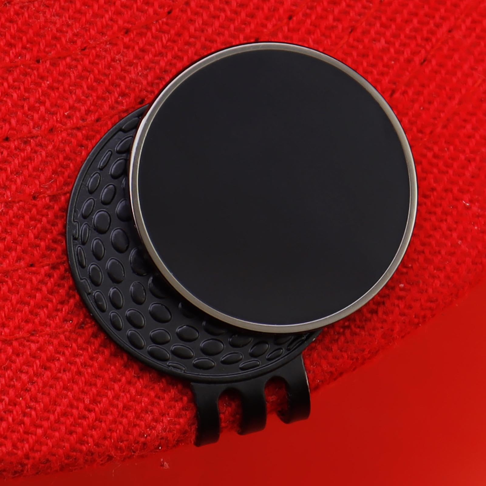 Lasuroa Magnetischer Golfballmarker Mit Hutclip - Lila Blumenform Für Golfer