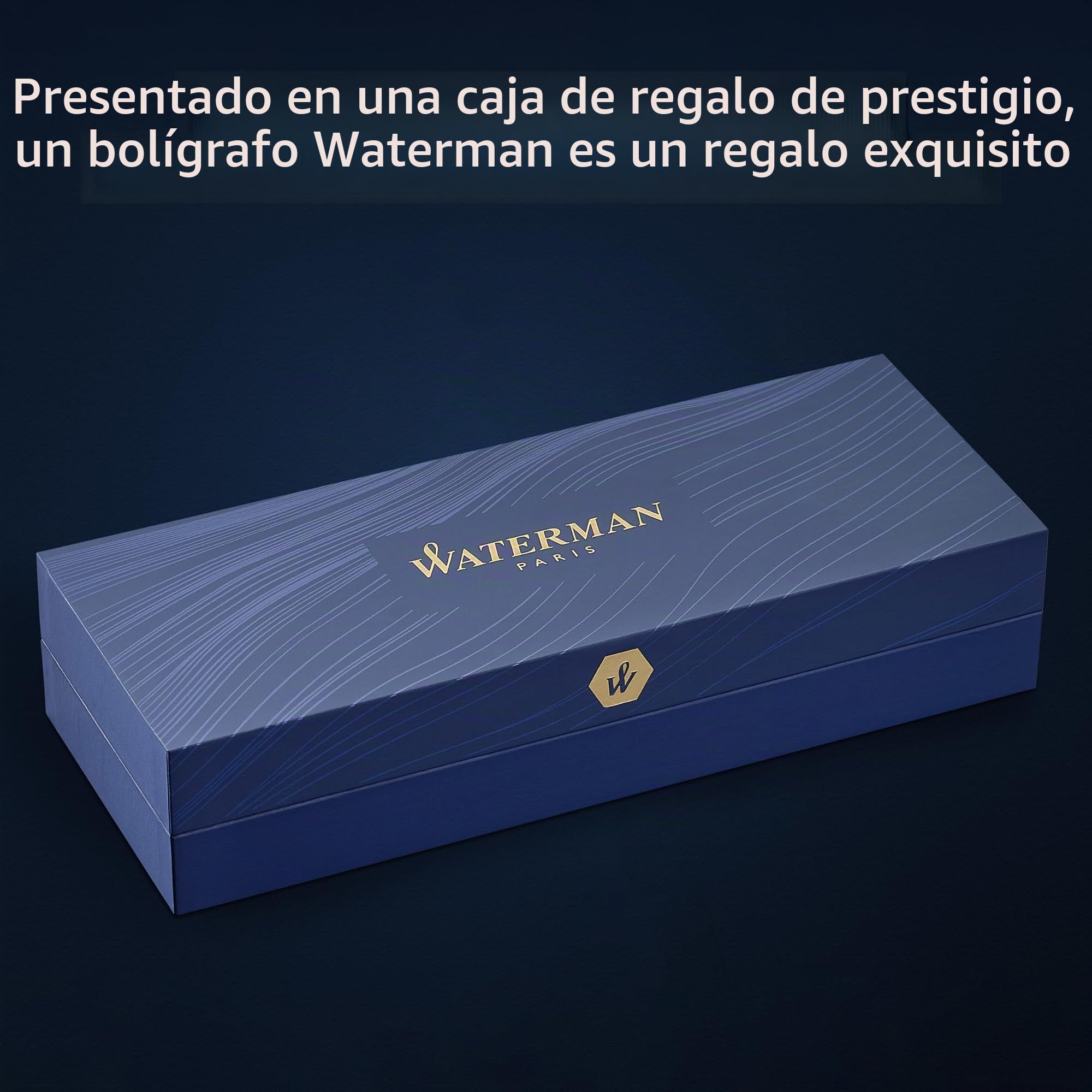 Waterman Hémisphère Bolígrafo roller | Colección Opera | Negro y dorado | Estuche de regalo