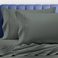 Vista 18 de Pizuna Juego de 2 fundas de almohada 100% algodón de 1000 hilos de tejido satinado de algodón de fibra larga con cierre de sobre, calidad de hotel