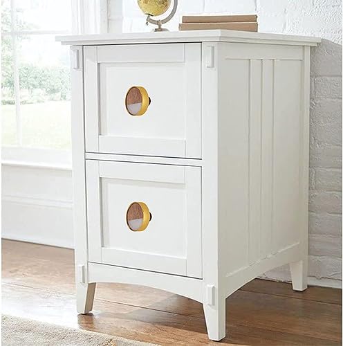 Miniatura 6 de Mascot Hardware Athena - Paquete de 10 perillas para gabinete, 1-35 pulgadas, con efecto de madera y mármol, pomos de cajón para gabinete de cocina,