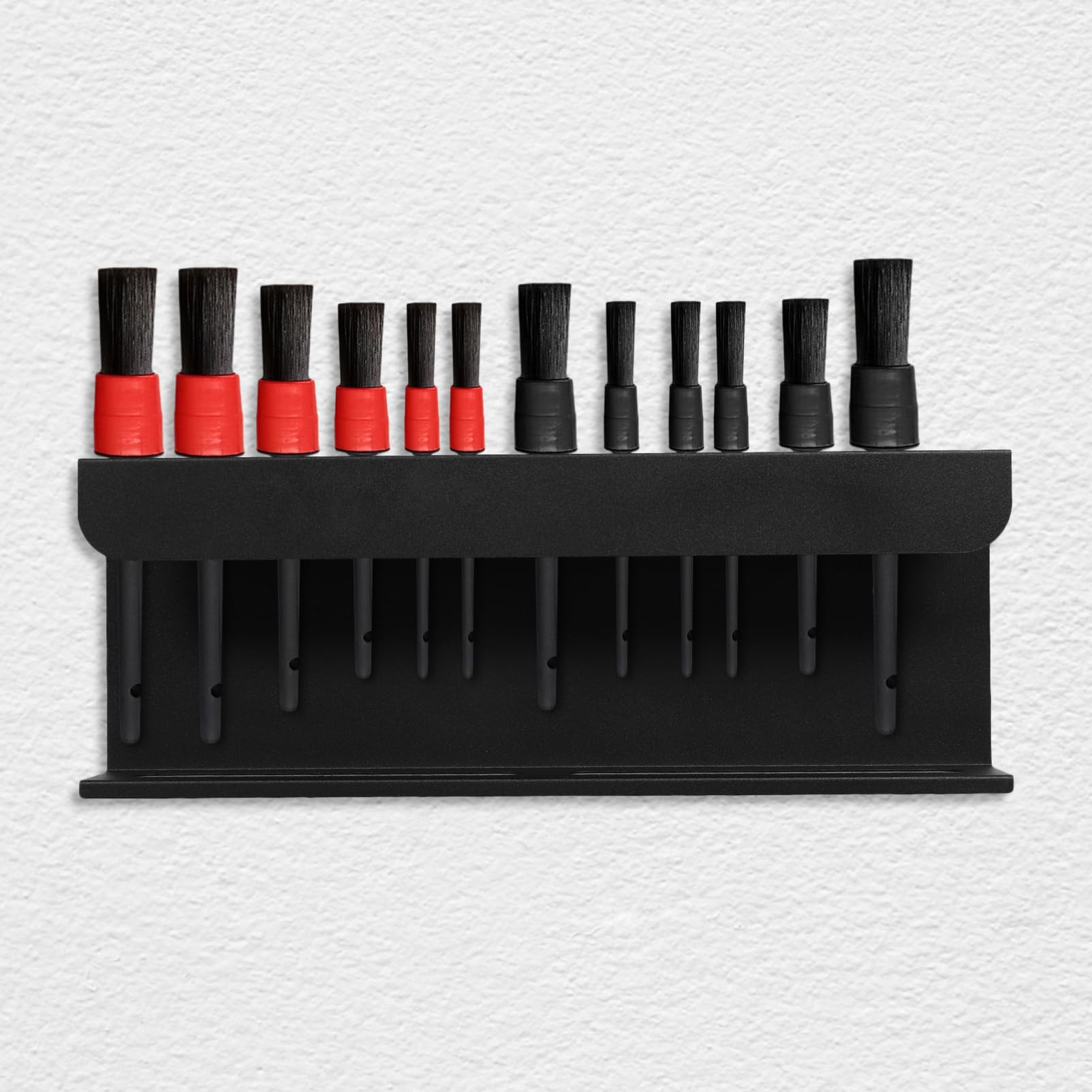 SOLUSTRE Soporte De Almacenamiento De Botellas De Spray y Organizador De Cepillos Estante Pared para De Limpieza De Coches Soporte para Cepillos De Detalle y Accesorios De Lavado