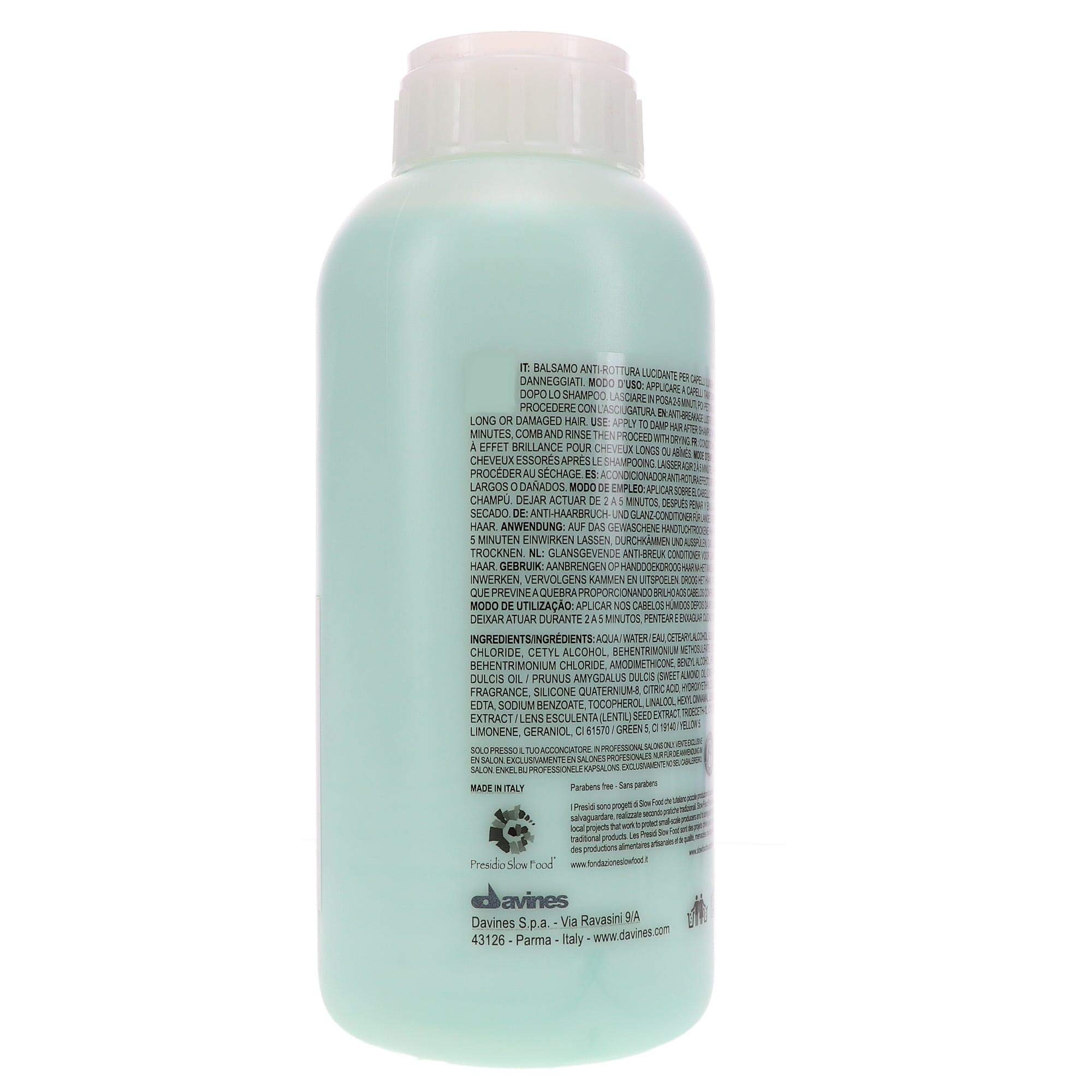 Davines melu Mellow, balsamo antirottura, per capelli lunghi o danneggiati, 1000 ml