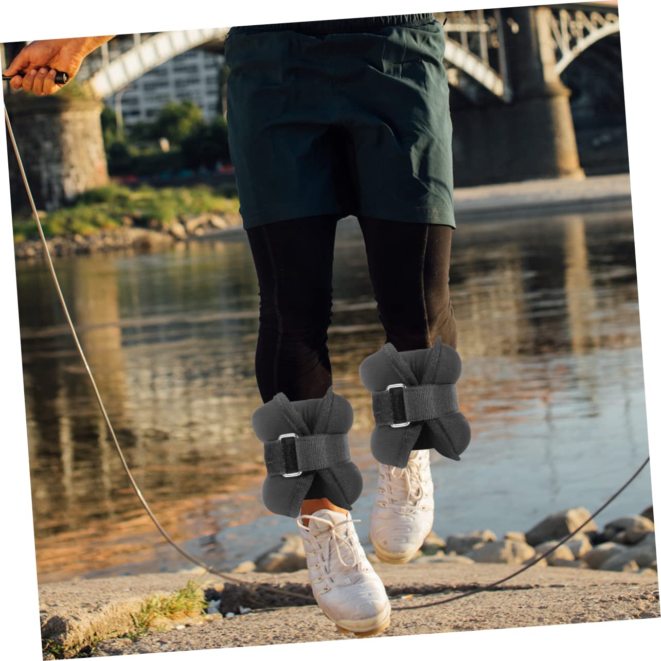 1paio Pesi Per Caviglie Regolabili Per Allenamento Corsa e Aerobica Da Neoprene Perfetti Per Esercizi Casa e Palestra