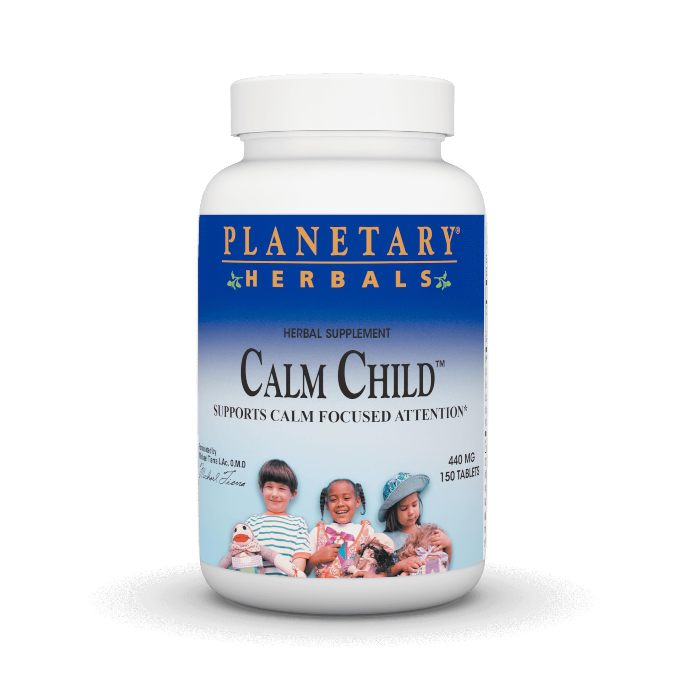 Planetary Herbals Calm Child, Supports Calm Focused Attention*, 440 mg - 150 Tablets
