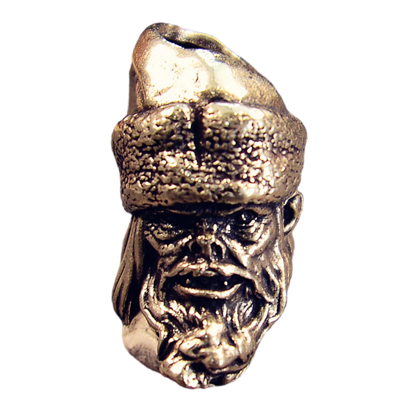 YUXITA Unique Artistic Santa Metal Beads Pendant for Paracord and Enthusiasts Jewelry Making Paracord Bead