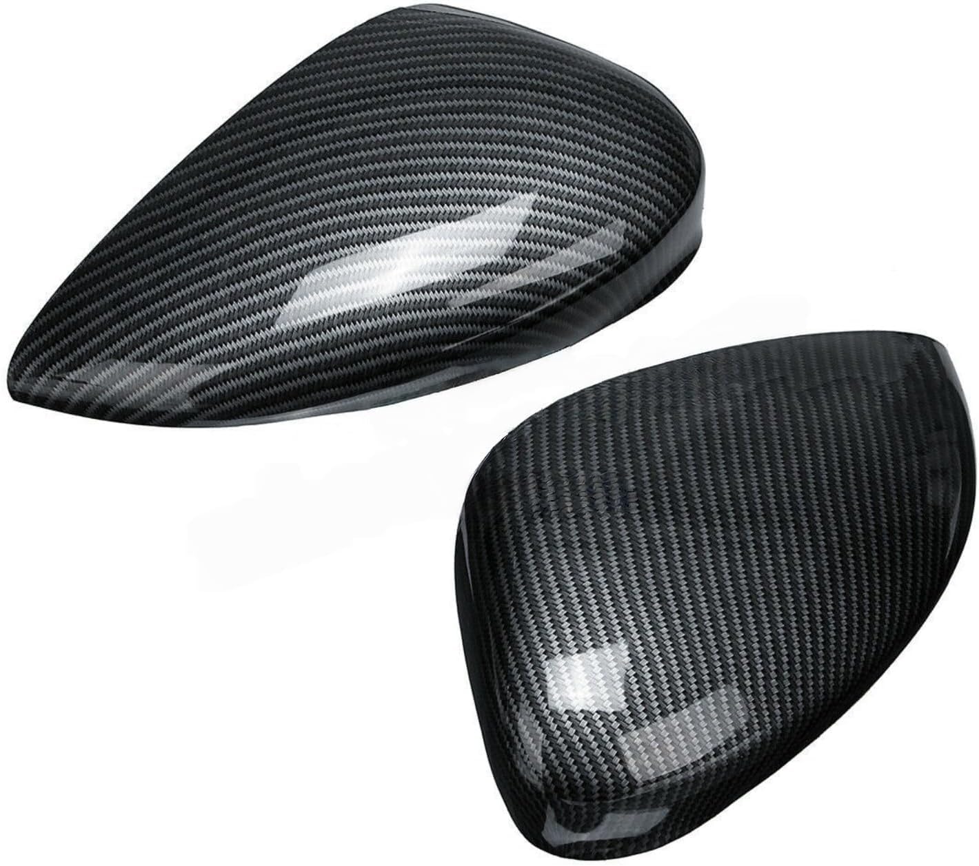 XJPGHA Wing Mirror Covers Caps for Ford Fiesta MK7 2008-2017, Sturdy Durable Cover Housing Door Mirror Vehicle Accessory Rearview Side Covers