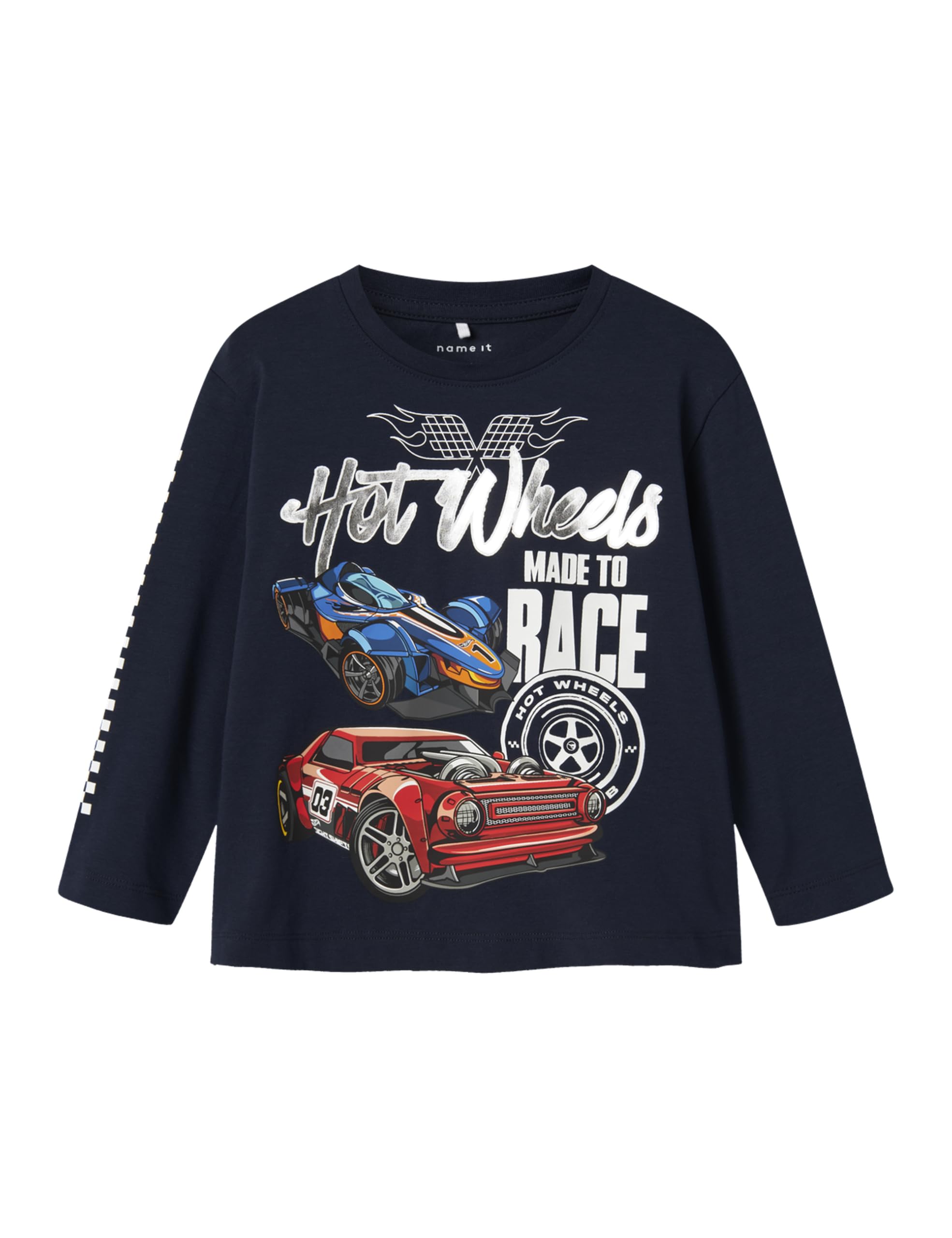 NAME IT Nmmjarl Hotwheels Nreg Ls Top Box Sky Chłopcy Nmmjarl Hotwheels Nreg Ls Top Box Sky (1 w zestawie)