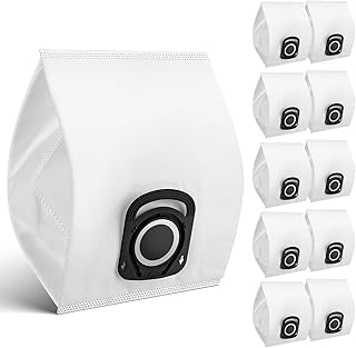 Spofan 10 Bolsas de Polvo Compatibles con Rowenta Hygiene + Bag para Compact Power, Power XXL, Silence Force, X-Trem Pow...