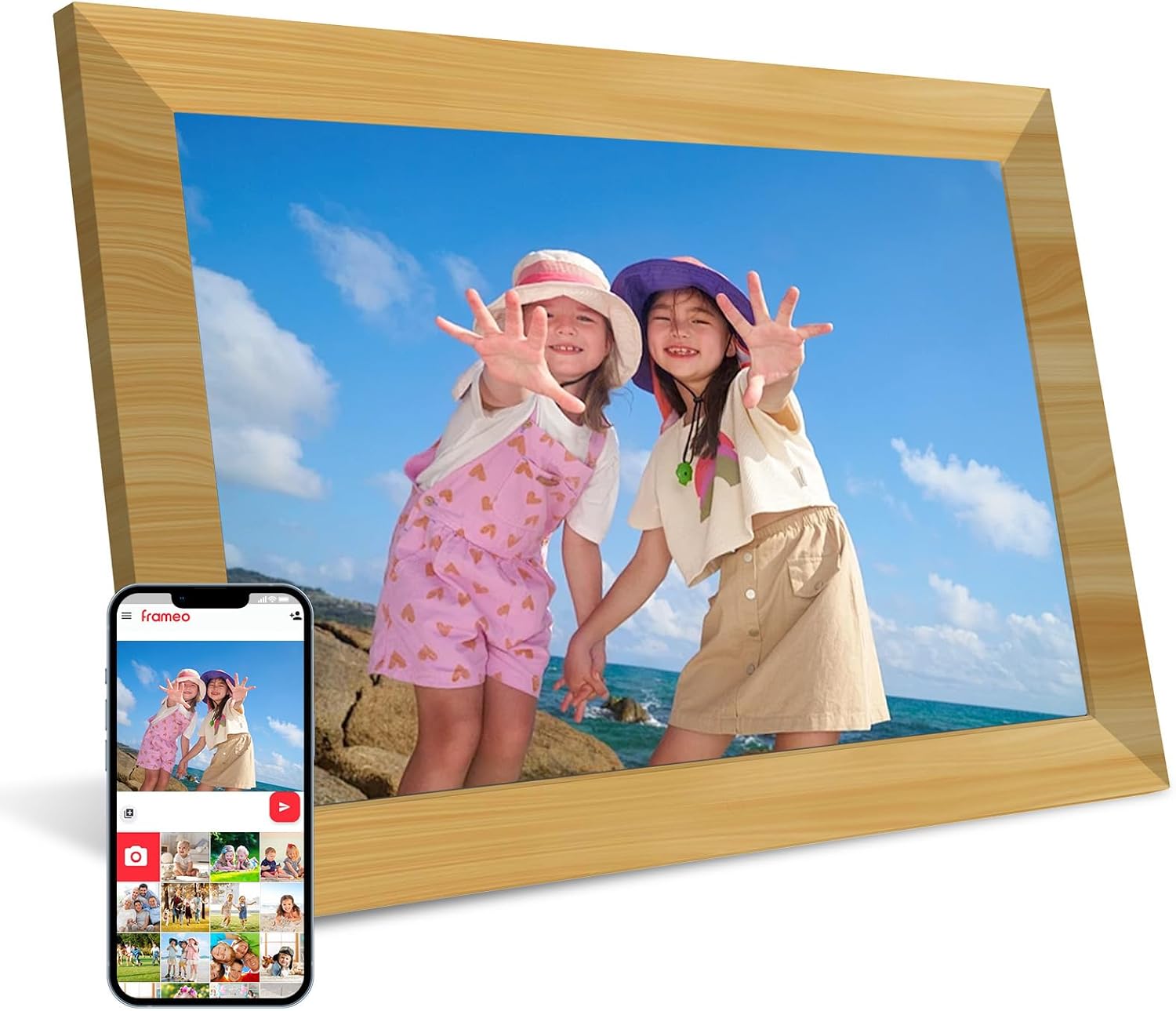 10.1 Inch WiFi Digital Picture Frame, 1280x800 HD IPS