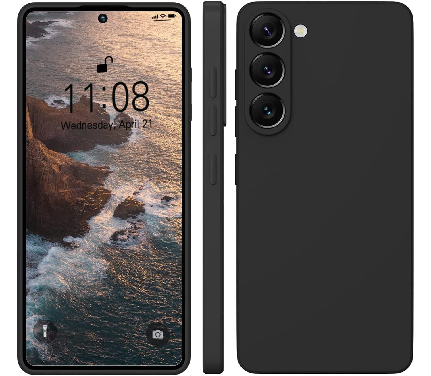 TIGERIFY Matte Candy Soft Rubber Slim Fit Scratchproof Black Color Back Cover Case for Samsung Galaxy S23 5G (B0CSTFGMVT) Amazon Price History, Amazon Price Tracker