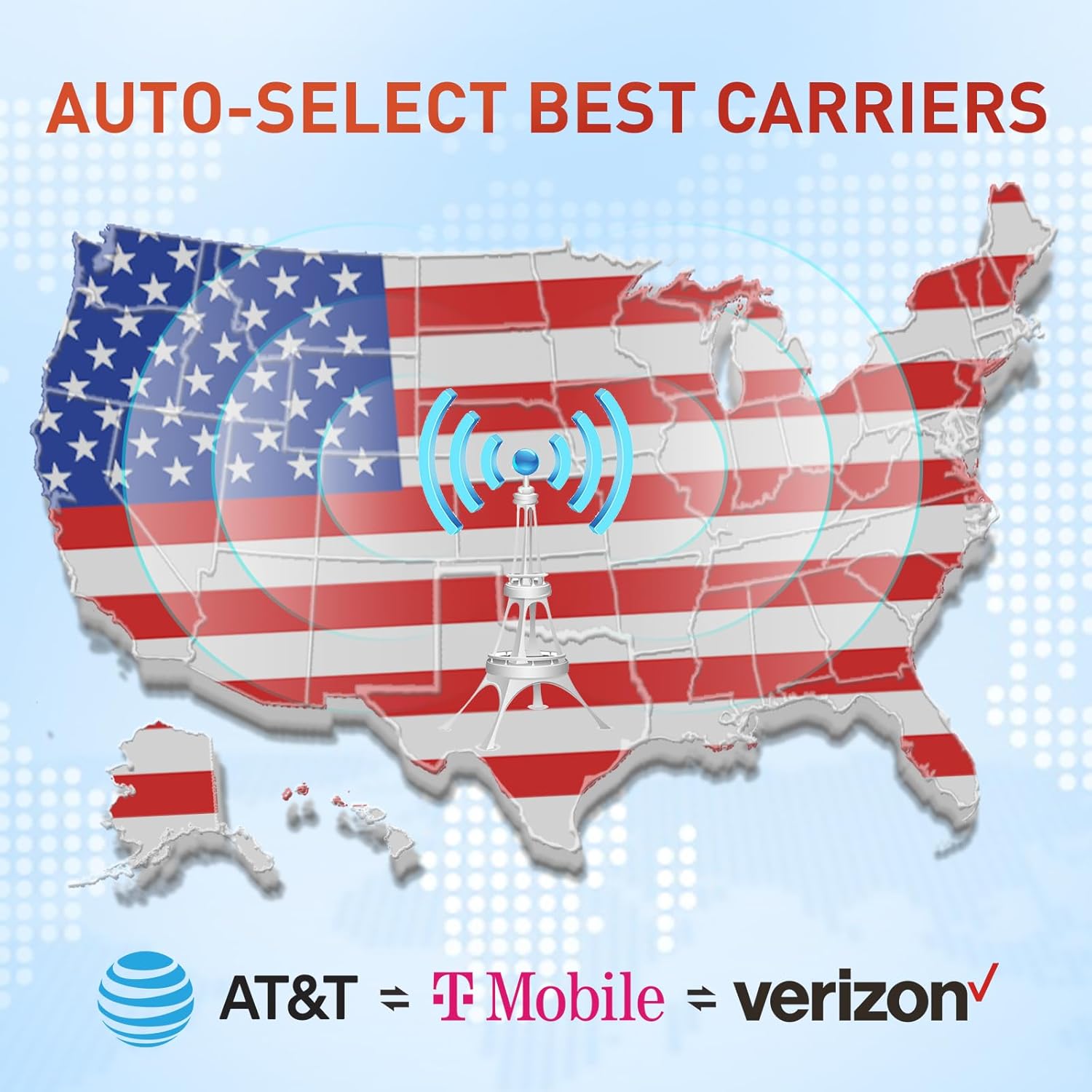 Data SIM Card 15GB 180Days, 4G LTE Prepaid USA SIM Card Support AT&T, T-Mobile and Verizon, Compatible with Unlocked Security Camera/Trail Hunting Camera/WiFi Mobile Hotspot, No Contract