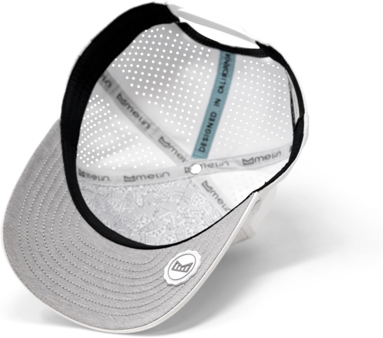 melin Odysea Stacked Hydro, Snapback Hats, Water-Resistant Baseball Caps for Men & Women, Golf, Running, or Workout Hat - Image 7