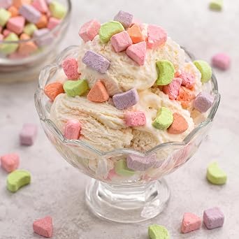 Dehydrated Colorful Marshmallow Bits - 2.5 Pound Bulk Crunchy Dried Mini Cereal Marshmallow Pieces for Hot Cocoa, Cereal, Baking, Ice Cream, Cookies, Cupcakes & Dessert Toppings