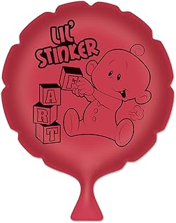 Beistle Novelty Lil Stinker Whoopee Cushion â€“ Birthday Noisemakers Fart Prank Party Favors, 8